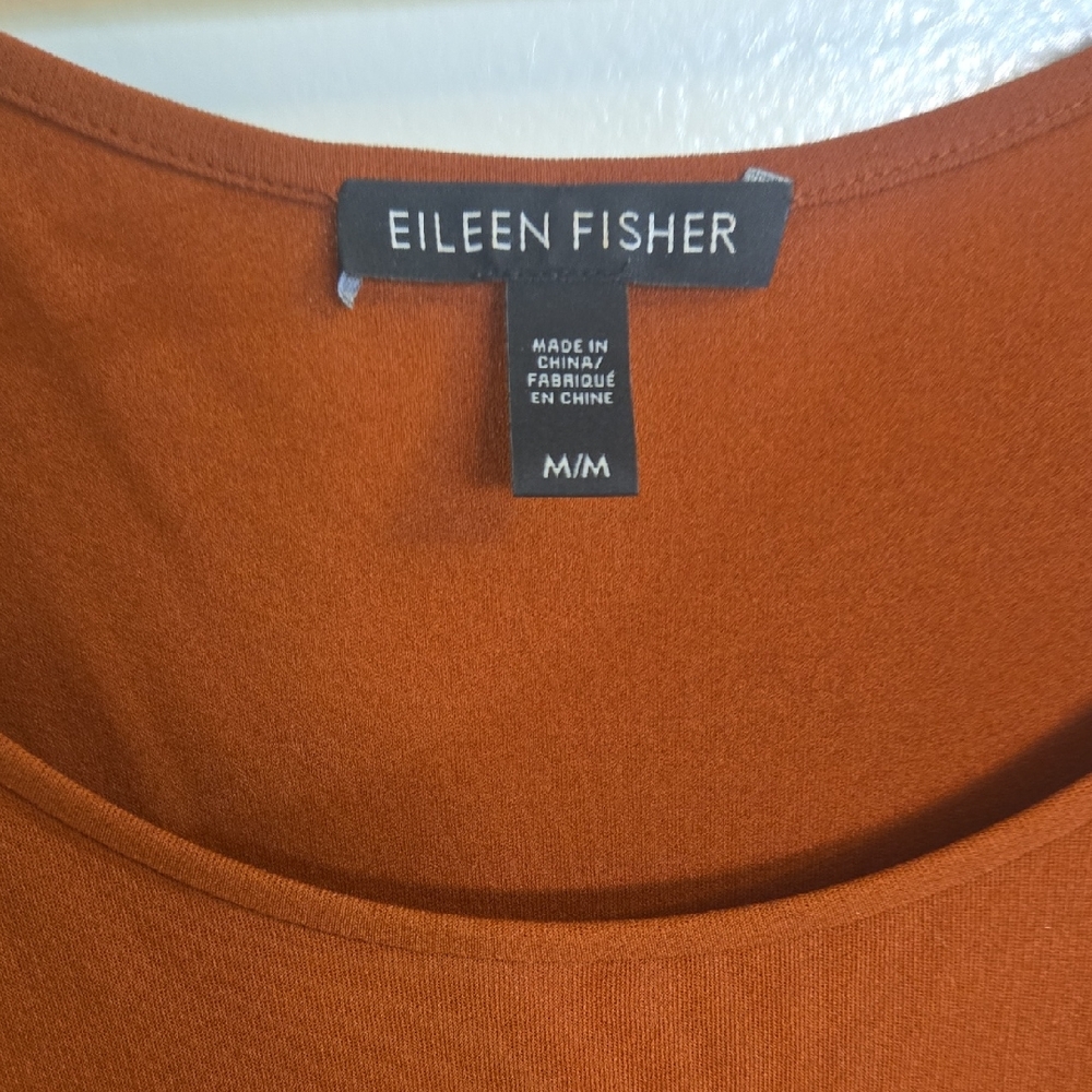 Eileen Fisher Women's Terracotta Blouse